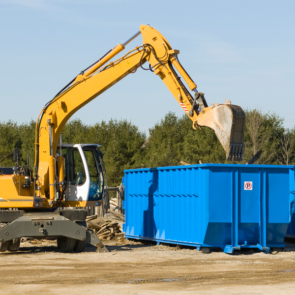 can i request a rental extension for a residential dumpster in Hanover MI